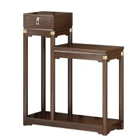 Tyewmiy End Tables Sofa Side Table, Sofa Side Shelf, Living Room Side Table, Small Table, Small Coffee Table, Mini Tea Table, Tea Table, Side Cabinet Coffee Table (Color : A)