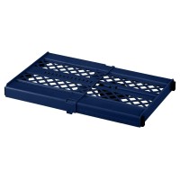 Lockermate Adjust-A-Shelf Locker Shelf, Extends To Fit Your Locker, Easy To Use, Perfect For School, Office, Gym, Blue