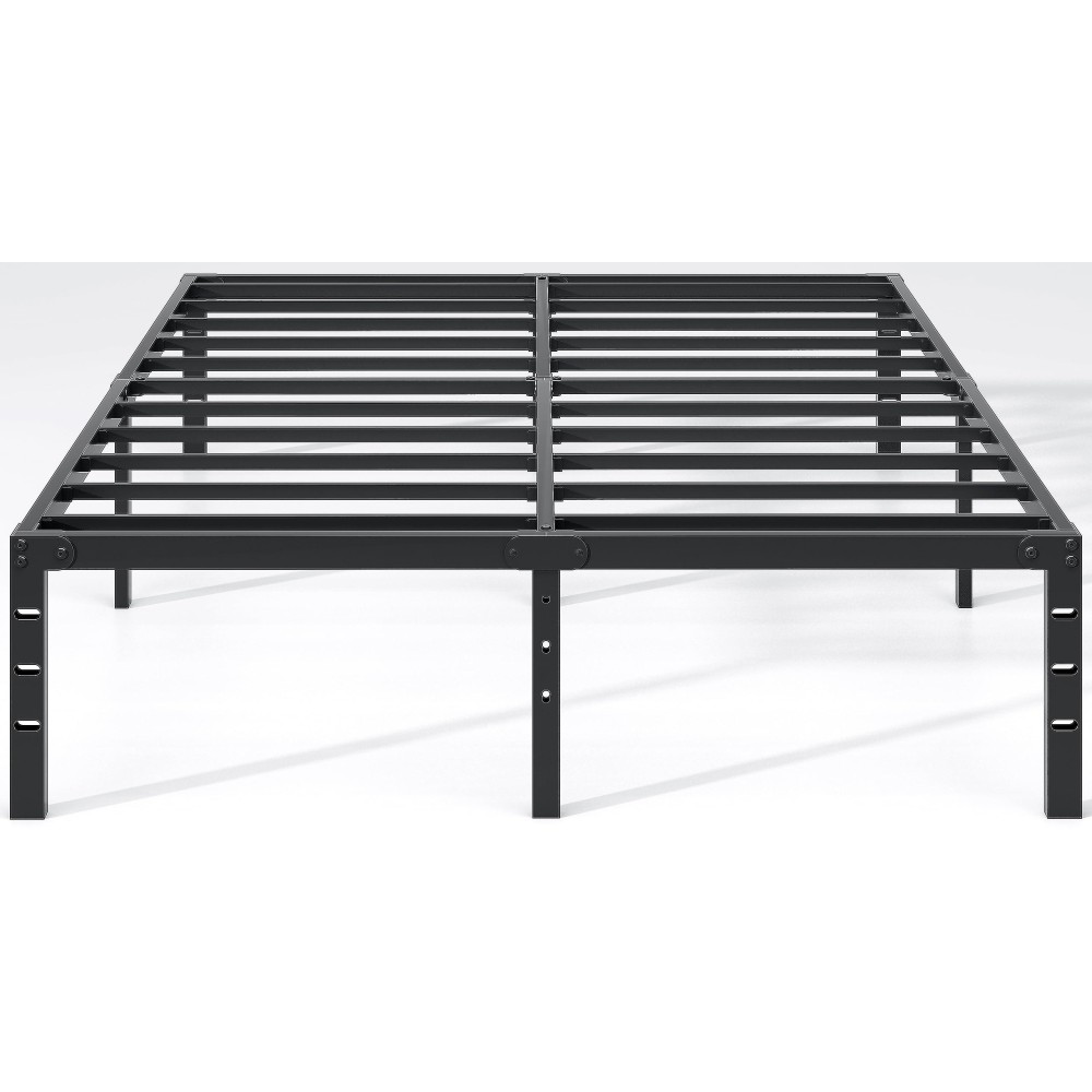 New Jeto Metal Bed Frame-Simple And Atmospheric Platform, Storage Space Under The Heavy Duty Frame Bed, Durable Queen Size Suitable For Bedroom