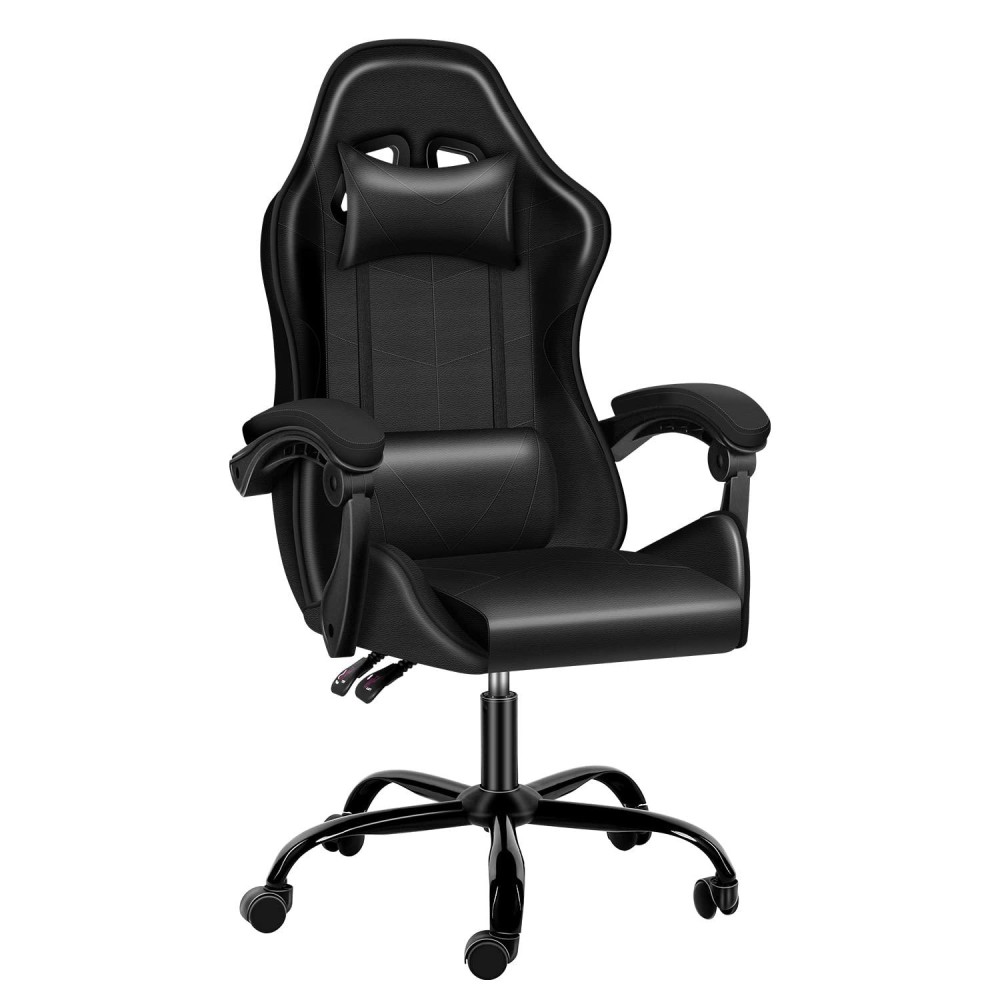 Yssoa Backrest And Seat Height Adjustable Swivel Recliner Racing Office Computer Ergonomic Video Game Chair