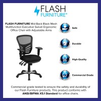 Flash Furniture Mesh Executive Office Chair, 4 Pack, Black