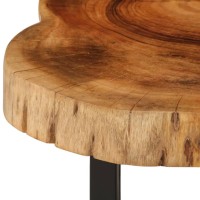 Vidaxl Coffee Table 23.6X21.7X9.8 Solid Acacia Wood