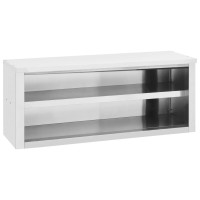Vidaxl Kitchen Wall Cabinet 47.2X15.7X19.7 Stainless Steel