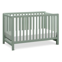 Carters By Davinci Colby 4-In-1 Low-Profile Convertible Crib In Light Sage, Greenguard Gold Certified