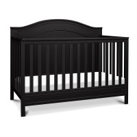Davinci Charlie 4-In-1 Convertible Crib In Ebony, Greenguard Gold Certified