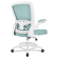 Felixking Office Chair, Ergonomic Desk Chair Breathable Mesh Chair With Adjustable High Back Lumbar Support Flip-Up Armrests, Executive Rolling Swivel Comfy Task Computer Chair For Home Office