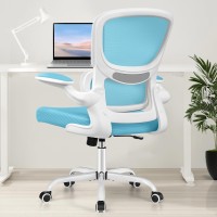 Razzor Office Chair, Ergonomic Desk Chair With Lumbar Support And Adjustable Armrests, Breathable Mesh Mid Back Computer Chair, Reclining Task Chair For Home Office (2202, Blue)