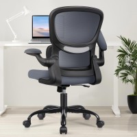 Razzor Office Chair, Ergonomic Desk Chair With Lumbar Support And Adjustable Armrests, Breathable Mesh Mid Back Computer Chair, Reclining Task Chair For Home Office