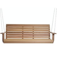 All Things Cedar 6' Porch Swing & Comfort Swing Springs