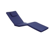 All Things Cedar Tc70-B Chaise Lounge Cushion, Blue