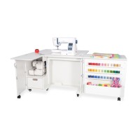 Wallaby Sewing Cabinet Ash White