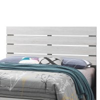 Queen Bed With Panel Headboard And Footboard, White