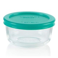 Pyrex Simply Store 12-Pack Mixed Sized Glass Food Storage Set, Round & Rectangular Containers With Lids, BPA-Free, Dishwasher & Microwave Safe