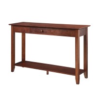 American Heritage 1 Drawer Console Table with Shelf