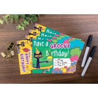 Edupress Pete The Cat Groovy Birthday Bookmark Awards (EP60327), Multi