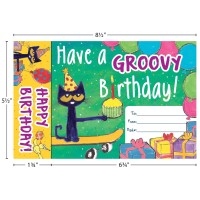 Edupress Pete The Cat Groovy Birthday Bookmark Awards (EP60327), Multi