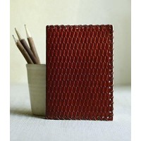 Store Indya Handmade Genuine Leather Journal Eco-Friendly Unlined Pages Compact Travel Diary Writing Journal for Men & Women (Droplet Collection)