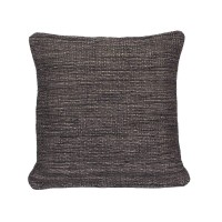 storeindya Throw Pillow Cover 2-Pack Decorative Cushion Case 100% Cotton Farmhouse Couch Cushion Covers Housewarming Christmas Thanksgiving Gift Home Bedding Accessories (Solid Ribbed - Black)