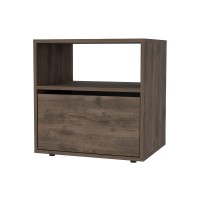 Valencian Nightstand One Open Shelf One Cabinet Superior Top(D0102H2R02W)
