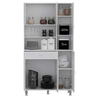 Venice 90 Pantry Cabinet Multiple Cabinets One Drawer Two Open Shelves(D0102H2R0Cg)