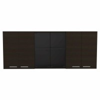 Yuma 150 Wall Cabinet Two Close Cabinets Two Open Shelves(D0102H2R0Jg)