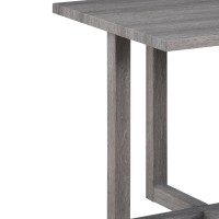 Moseberg Distressed Gray End Table(D0102H57Lp8)