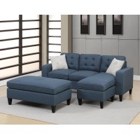 Sectional Set In Navy(D0102H59Rwj)