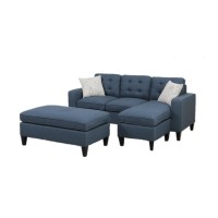 Sectional Set In Navy(D0102H59Rwj)