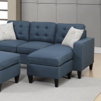 Sectional Set In Navy(D0102H59Rwj)