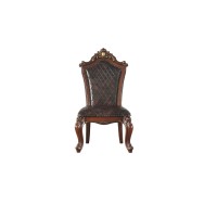 Acme Picardy Side Chair (Set-2), Cherry Oak & Pu 68222(D0102H59Y2J)