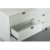 Nova Domus Valencia Contemporary White Dresser(D0102H5Am8T)