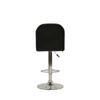 Bar Stool In Black Faux Leather(D0102H5L45T)