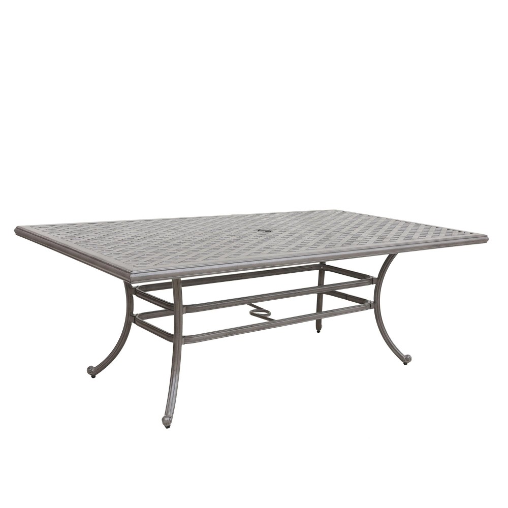 46X86 Inch Cast Aluminum Rectangle Table(D0102H5L58X)