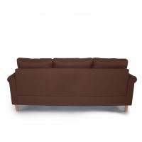 Sectional Sofa In Black Faux Leather(D0102H5Lnnp)