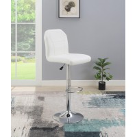 Bar Stool In Black Faux Leather(D0102H5Lnux)