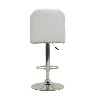 Bar Stool In Black Faux Leather(D0102H5Lnux)