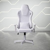 Techni Sport Tsf45C Velvet Memory Foam Gaming Chair White(D0102H5Qsej)