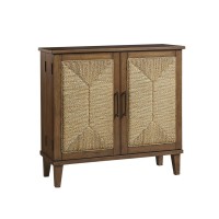 Seagate Handcrafted Seagrass 2-Door Accent Chest(D0102H5Sfbj)