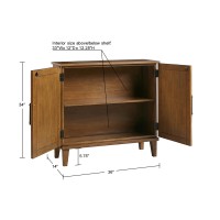 Seagate Handcrafted Seagrass 2-Door Accent Chest(D0102H5Sfbj)