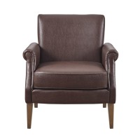 Annika Faux Leather Accent Arm Chair(D0102H5Sffp)