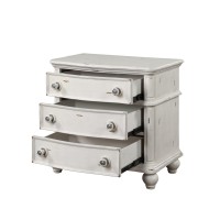 Acme Jaqueline Nightstand Antique White Finish Bd01434(D0102H71F66)