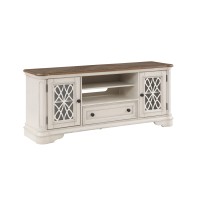 Acme Florian Tv Stand In Oak & Antique White Finish Lv01665(D0102H76Pw6)