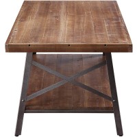 Acme Ikram Coffee Table In Weathered Oak & Sandy Black 81175(D0102H7C06X)