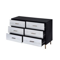 Acme Myles Dresser, Black, Silver & Gold Finish Ac00961(D0102H7C16P)