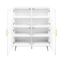 Acme Gaines Accent Cabinet In White High Gloss Finish Ac01031(D0102H7C1Jt)