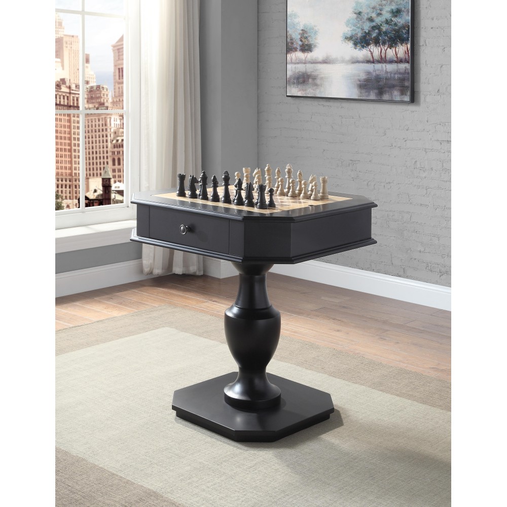 Acme Galini Game Table In Black Finish Ac00861(D0102H7C1Yt)