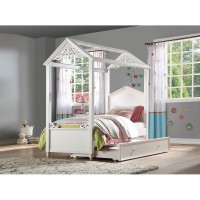 Acme Rapunzel Trundle (Twin) In White 37348(D0102H7C222)