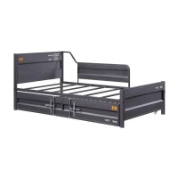 Acme Cargo Daybed & Trundle (Twin Size), Gunmetal (1Set1Ctn) 39885(D0102H7C23J)