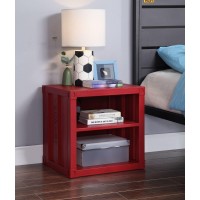 Acme Cargo Nightstand (Usb), Red 35951(D0102H7C2Mj)