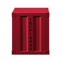 Acme Cargo Nightstand (Usb), Red 35951(D0102H7C2Mj)